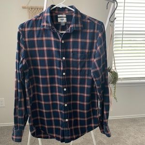 Men’s Casual Plaid Button Down by Old Navy